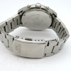 1円◆稼働◆ オリエント TT10-C0-B シルバー クオーツ メンズ 腕時計 K82301の画像5