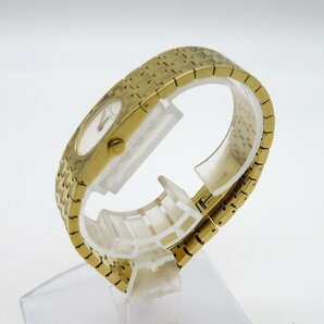 1円◆稼働◆ ディオール D70-150 ホワイト クオーツ レディース 腕時計 K83405の画像3
