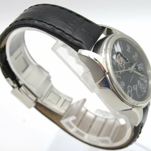 1円◆稼働◆ ハミルトン H323950 ブラック 自動巻き ユニセックス 腕時計 L27801の画像3