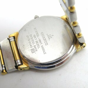 1円◆稼働◆ SEIKO 2F70-0140 クレドール シャンパン クオーツ レディース 腕時計 L27702の画像4