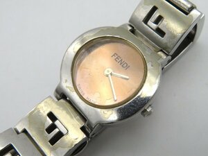 1円◆稼働◆ フェンディ 3050L ピンクゴールド クオーツ レディース 腕時計 L30202