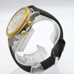 1円◆稼働◆ ロードエルジン M-056 ホワイト 自動巻き メンズ 腕時計 N857の画像2