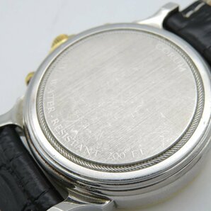☆1円◆稼働◆ コルム 77.111.21 クロノグラフ  シルバー クオーツ メンズ 腕時計  M707の画像3