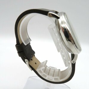 1円◆稼働◆ バウハウス ホワイト 自動巻き メンズ 腕時計 保 説 K38910の画像3