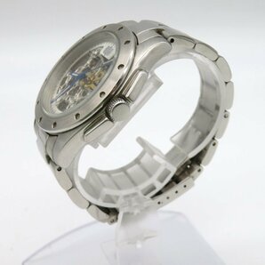 1円◆稼働◆ オリエント OM-8024 エクスプレス スケルトン 自動巻き メンズ 腕時計 N487の画像2