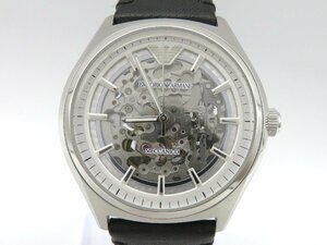 1 jpy * operation * Armani AR-60003 mechanism nik skeleton self-winding watch men's wristwatch L53803