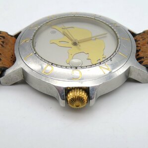 1円◆稼働◆ ハンティングワールド シルバー 自動巻き ユニセックス 腕時計 L55106の画像3