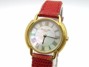 1 иен * работа * Dior 56.121.2 ракушка кварц женские наручные часы L54402