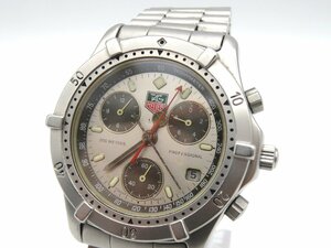 1 jpy # Junk # TAG Heuer 460.206 R Professional gray quarts men's wristwatch L54503