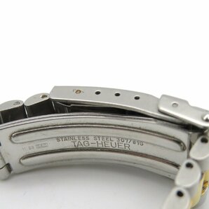 1円■ジャンク■ タグホイヤー WE1420-R プロフェッショナル ゴールド クオーツ レディース 腕時計 L56603の画像6
