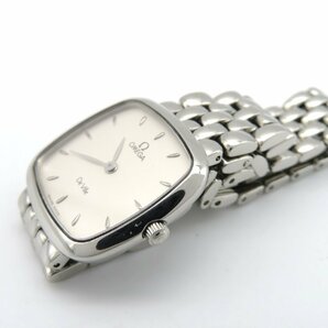 1円◆稼働◆ オメガ デヴィル ライトピンク クオーツ レディース 腕時計 M13302の画像2