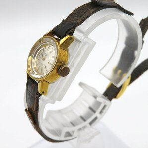 1円◆稼働◆ オメガ デヴィル シルバー 手巻き レディース 腕時計 M13308の画像2
