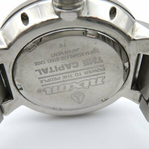 1円◆稼働◆ ニクソン ホワイトシルバー クオーツ メンズ 腕時計 O181の画像5