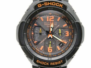 1円◆稼働◆ カシオ ＧW－3000B G?SＨＯCＫ グレー ソーラー メンズ 腕時計 M13001