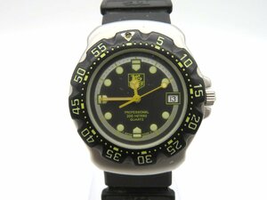 1 jpy * operation * TAG Heuer 376.513 black quarts unisex wristwatch M14904