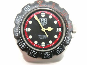 1 jpy * operation * TAG Heuer 374.513 Professional black quarts unisex wristwatch M13810