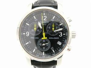 1 иен * работа * Tissot T461 черный кварц мужские наручные часы N919