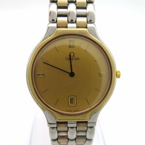 1円◆稼働◆ オメガ デヴィル ゴールド クオーツ ユニセックス 腕時計 M15101の画像1