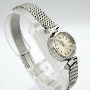 1円◆稼働◆ オメガ デヴィル シルバー 手巻き レディース 腕時計 M13304の画像3