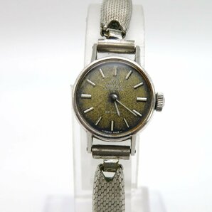 1円◆稼働◆ オメガ デヴィル モスグリーン 自動巻き レディース 腕時計 M16902の画像1