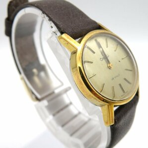 1円■ジャンク■ オメガ デヴィル シャンパン 手巻き レディース 腕時計 M13209の画像3