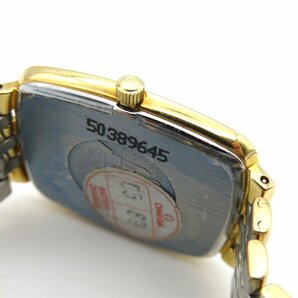 1円■ジャンク■ オメガ デヴィル シャンパン クオーツ レディース 腕時計 M13507の画像4