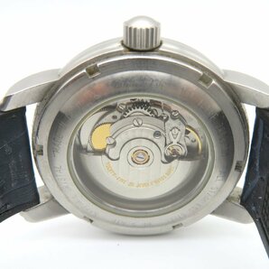 1円◆稼働◆ ツェッペリン ブラック 自動巻き メンズ 腕時計 M39003の画像5