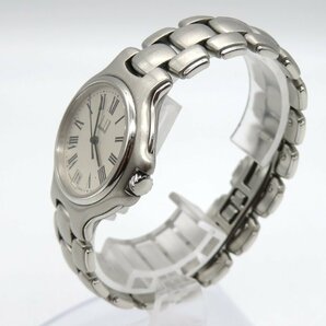 1円◆稼働◆ ダンヒル シルバー クオーツ ユニセックス 腕時計 M22003の画像3