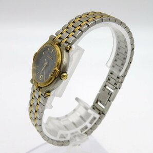 1円◆稼働◆ グッチ 9000L グレー クオーツ レディース 腕時計 M18103の画像3