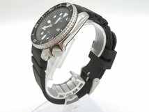 1円◆稼働◆ セイコー 7C43 黒 クオーツ メンズ 腕時計 N994_画像2
