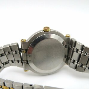 1円■ジャンク■ グッチ 9000L グレー クオーツ レディース 腕時計 コマ14 M39402の画像5