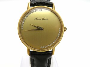1円◆稼働◆ モーリスラクロア ベルト交換済み シャンパン クオーツ レディース 腕時計 O169