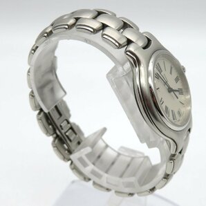 1円◆稼働◆ ダンヒル シルバー クオーツ ユニセックス 腕時計 M22003の画像4