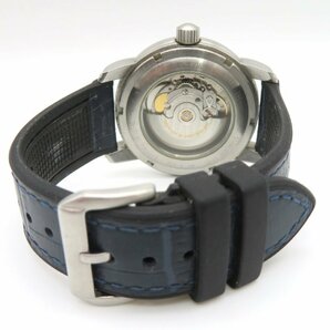 1円◆稼働◆ ツェッペリン ブラック 自動巻き メンズ 腕時計 M39003の画像6