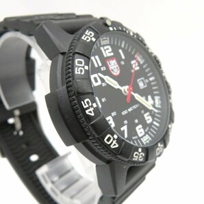 1円◆稼働◆ ルミノックス ブラック クオーツ メンズ 腕時計 M38803の画像3