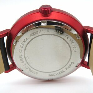 1円◆稼働◆ マイケルコース ゴールド/レオパード クオーツ メンズ 腕時計 M39602の画像5