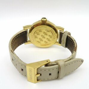 1円◆稼働◆ スワロフスキー シルバー クオーツ ユニセックス 腕時計 M38804の画像6