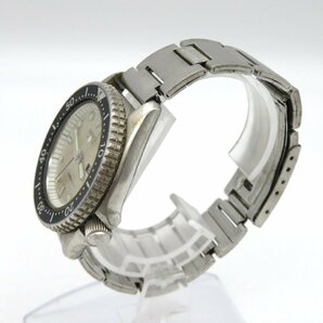 1円◆稼働◆ セイコー 6458-600B シルバー クオーツ メンズ 腕時計 M19203の画像3