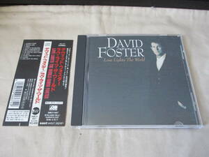 DAVID FOSTER Love Lights The World ’94 国内帯付初回盤 AOR Celine Dion/Michael Thompson/Peabo Bryson等参加