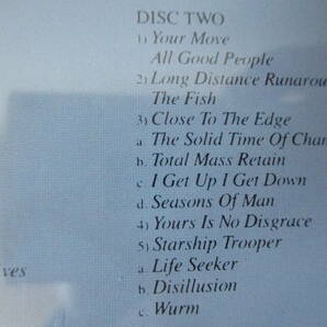 YES Yessongs ‘87(original ‘73) 国内初CD化 帯付国内盤 55XD-718～9 ライヴ ２枚組全１３曲の画像3