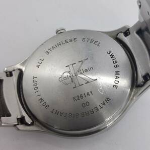 【電池切れ】カルバンクライン K26141 QZ ブラックー文字盤 メンズ腕時計 (5986)の画像6
