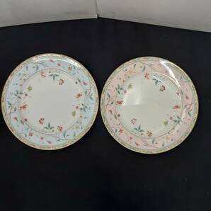 【未使用】ノリタケ NORITAKE ボーンチャイナ 4409 HANA SARASA /カップ&ソーサ/2客セット 計4点 (6028)の画像6