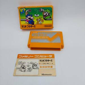 【5997】Nintendo ファミコンソフト スーパーマリオブラザーズ HVC-MA 説明書 箱付き 現状品