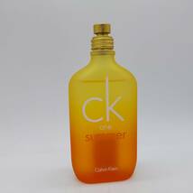 【残量 約9割】 カルバン・クライン Calvin Klein シーケー ワン サマー CK one summer オードトワレ EDT 香水 100ml (6144))_画像2