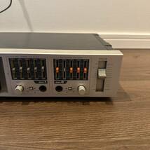 希少通電確認済!! SANSUI 山水 RG-707 グラフィックイコライザー STEREO GRAPHIC EQUALIZER オーディオ機器 グライコ_画像4