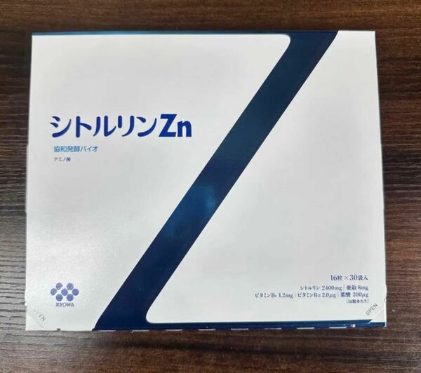 【即日配送】協和発酵バイオ シトルリンZn 16粒x30袋
