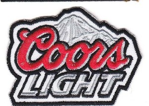 輸入ワッペン即買あり！ゆうびん送料無料！Coors LIGHT クアーズ・ライト