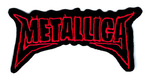 輸入ワッペン　郵便送料無料！即買！ METALLICA ★メタリカ★赤ベース