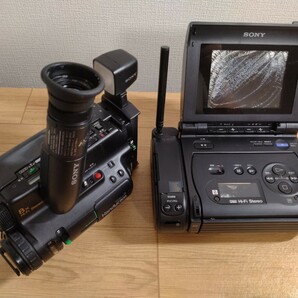 SONY・ソニー/8mmビデオウォークマン・GV-SX50 & ビデオカメラ・CCD-TR75の画像6