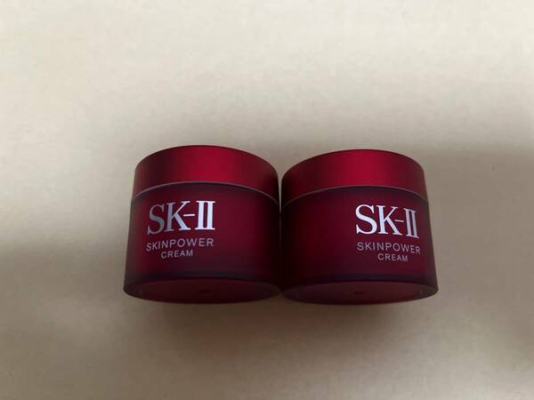 即決新品送料無料★SK2 SK-II スキンパワー クリーム（美容クリーム）30g(15g×2個) 国内正規品 サンプル